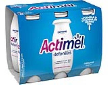 Probiótico Actimel Natural 6x100g