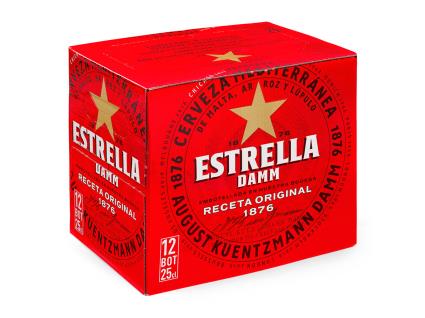 Cerveja Damm Estrella Damm 12x0.25l