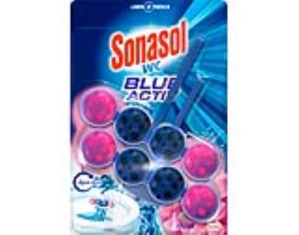 Bloco Sonasol Sanitário Blue Active Floral 2x50g