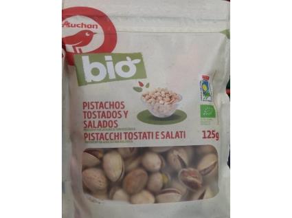 Pistachos Auchan Bio Torrados E Salgados 125g