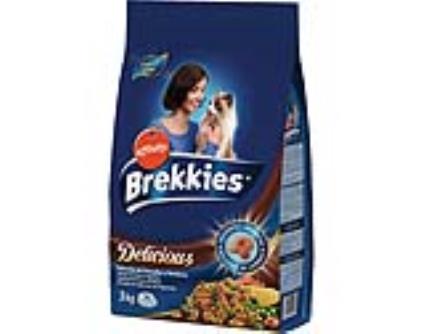 Ração Para Gato Brekkies Delicious Com Peixe 3kg