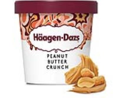 Gelado Häagen-dazs Peanut Butter Crunch 460ml