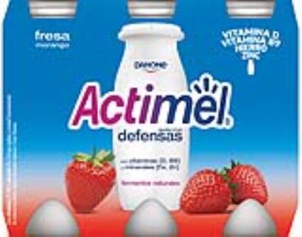 Probiótico Actimel Morango 6x100g
