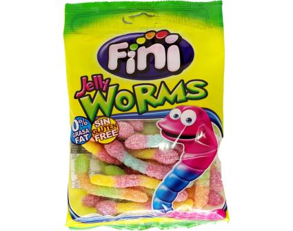 Gomas Fini Minhocas Açúcar 100g