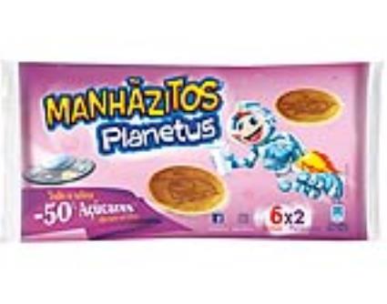Bolo Manhazitos Planetus - 50% Açúcares 210g