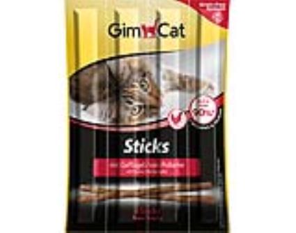 Snacks Para Gato Gimcat Sticks Frango Pack 4 Unidades