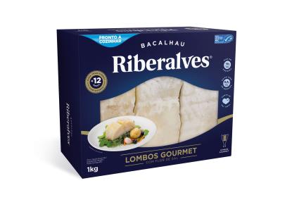 Bacalhau Riberalves Demolhado Lombos Gourmet 12 Meses Cura 1kg