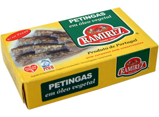 Sardinha Petinga Ramirez Em Óleo 90(63)g