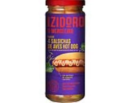 Salsichas Aves Hotdog Izidoro Frasco 4un 430(230)g