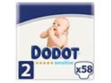 Fraldas Dodot Sensitive T2 4-8kg 58un