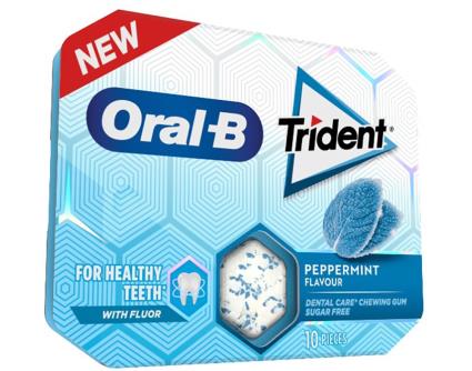 Pastilhas Trident Oral-b Elásticas Peppermint 17g