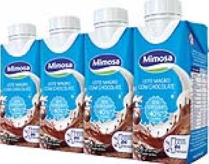 Leite Mimosa Magro Com Chocolate 4x200ml