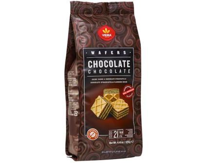 Waffers Vieira De Castro Chocolate Stracciatelle Cubos 125g