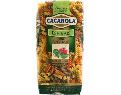 Massa Caçarola Espirais Com Vegetais 500g