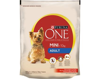 Ração Para Cão Purina One Mini Adulto Com Vaca 800g