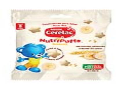 Snack Cerelac Para Bebé Nutripuffs Banana 7g