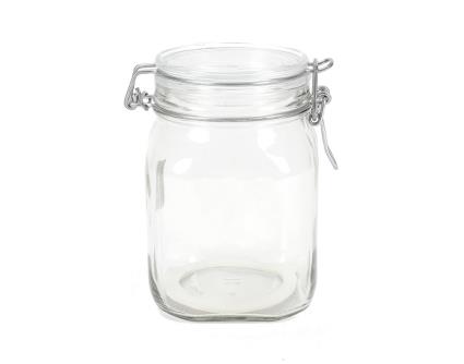 Frasco Com Tampa Hermética Fido Bormioli Vidro 1l