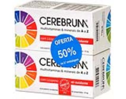 Suplemento Cerebrum Multivitaminico 2x30comprimidos -25%