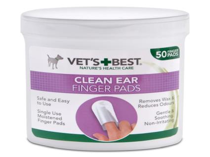 Toalhitas Vet's+best Limpeza Ouvidos 50 Un