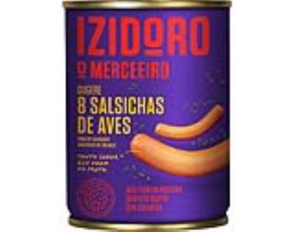 Salsichas Aves Izidoro Frankfurt 8un 350(200)g