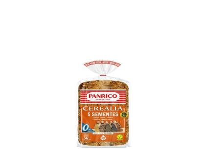 Pão Panrico De Forma Cerealia 5 Sementes 435g