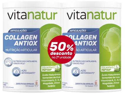 Suplemento Vitanatur Collagen Antiox 2x360g -50% 2ªun