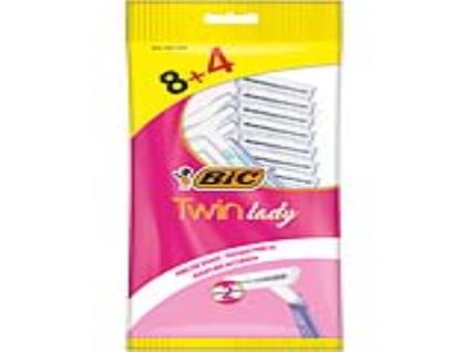 Máquina Bic Descartável Twin Lady 8un+4un Oferta