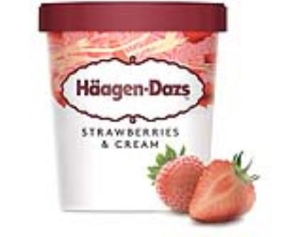 Gelado Häagen-dazs Morango 460ml