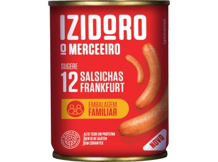 Salsichas Frankfurt Izidoro 12un 350(240)g