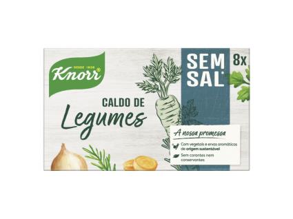 Caldo Knorr Legume Sem Sal 8un