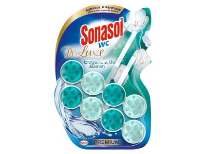 Bloco Sonasol Sanitário Wc Deluxe Jasmim 2x50g