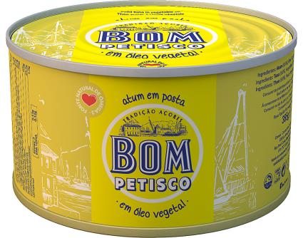 Atum Em Óleo Bom Petisco 385(251)g