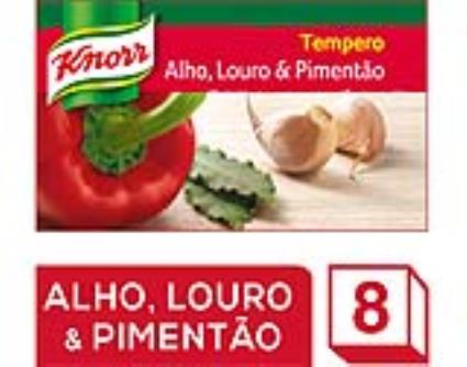 Tempero Knorr Alho E Pimentão Louro 8cubos 72g