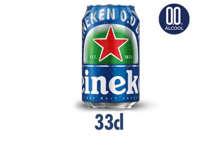 Cerveja Heineken Sem Álcool Lata 0.0% 0.33l