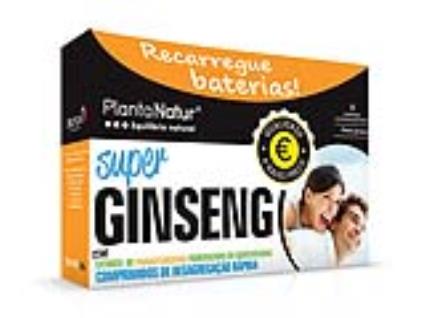 Suplemento Plantanatur Super Ginseng 30 Comp