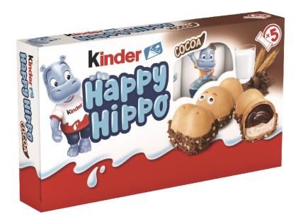 Bombons Kinder Happy Hippo Cacau T5 103 5 G