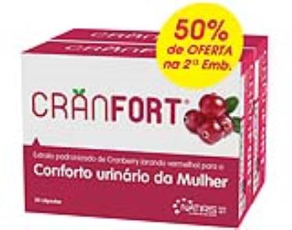 Suplemento Cranfort 2x30caps -50% 2ªun