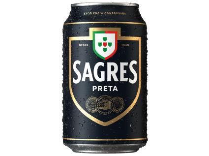 Cerveja Sagres Preta Lata 0.33l