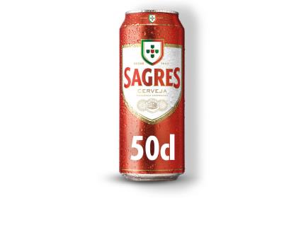 Cerveja Sagres Com Álcool Lata 0.50l