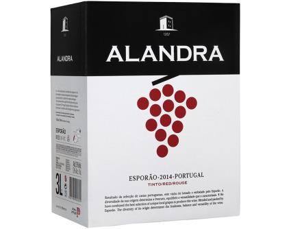 Vinho Tinto Alandra Bag Inbox 3l