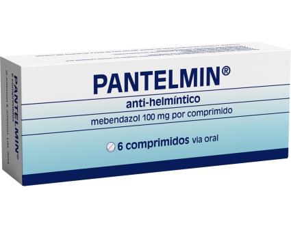 Comprimidos Pantelmin 100mg 6un