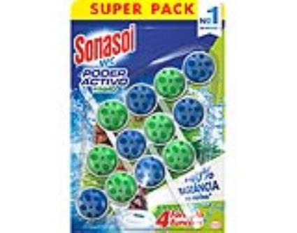 Bloco Sonasol Sanitário Triplo Poder Activo Pinho 3un