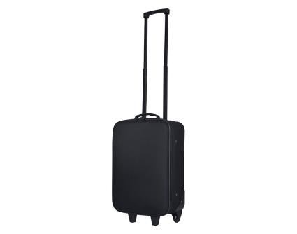 Mala De Cabine Flexivel Auchan Essencial 2 Rodas Preto 50cm