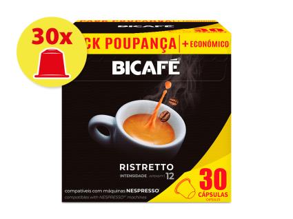 Cápsulas Bicafé Café Compatível Nespresso Pack Ristretto 30un