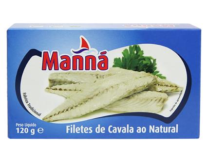 Filete Cavala Manna Ao Natural 120(90)g