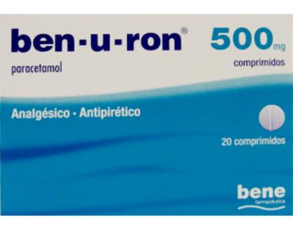 Comprimidos Ben-u-ron 500mg 20un