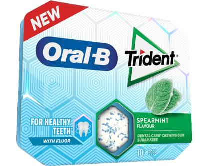 Pastilhas Trident Oral-b Elásticas Spearmint 17g