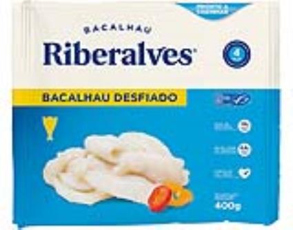 Bacalhau Riberalves Desfiado Msc 400g