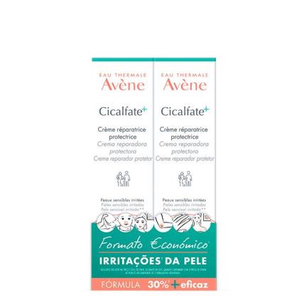 Cicalfate+ Creme Reparador Protetor 2x100ml