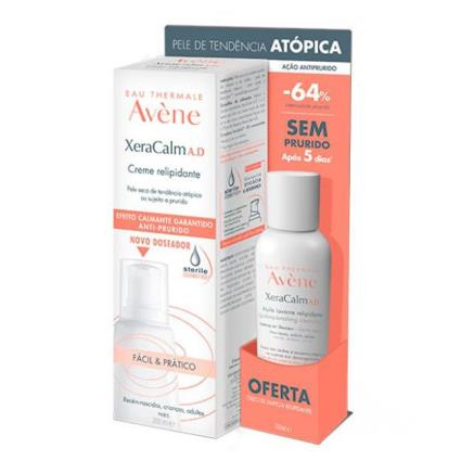 XeraCalm A.D Creme Relipidante 200ml + OFERTA Óleo Limpeza 100ml